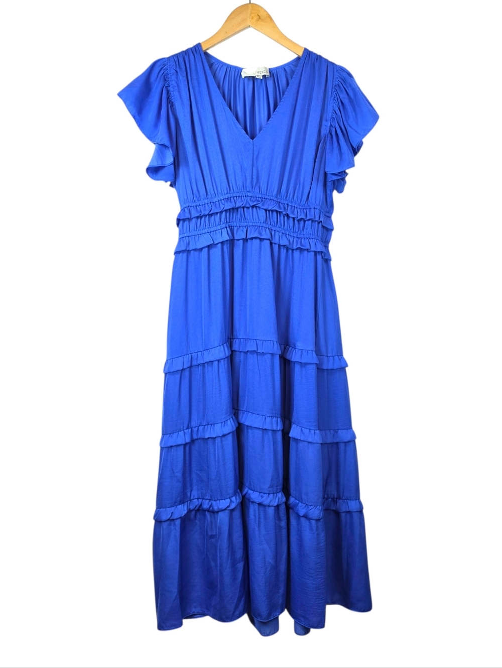 Pinch Royal Blue Tiered Maxi Dress